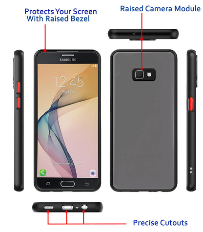 Samsung J7 Prime Matte mobile cover in black by Pikkme – photo 3