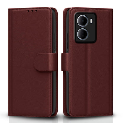 Redmi 15A 5G Wallet flip cover in brown by Pikkme