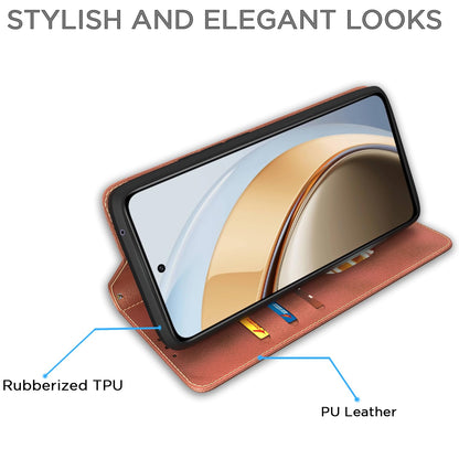 Brown flip case for Vivo Y300 5G – Pikkme – photo 5
