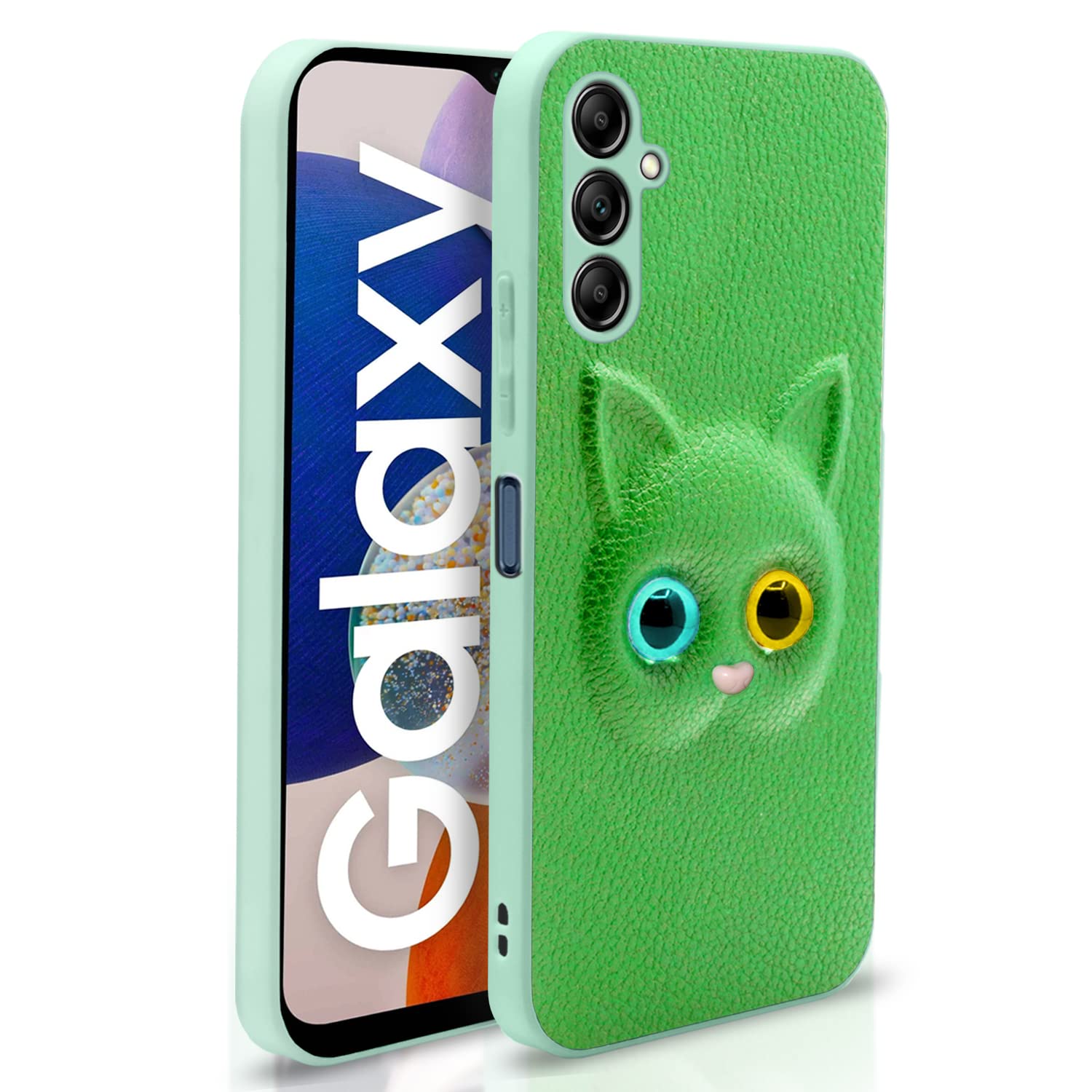 Green Cat mobile cover for Samsung A14 5G – Pikkme