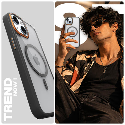iPhone 15 Plus MagSafe mobile cover in black mag-safe by Pikkme – photo 7