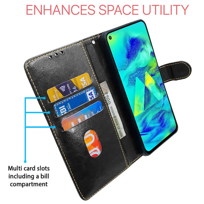 Black & brown flip cover for Samsung M40 – Pikkme – photo 3