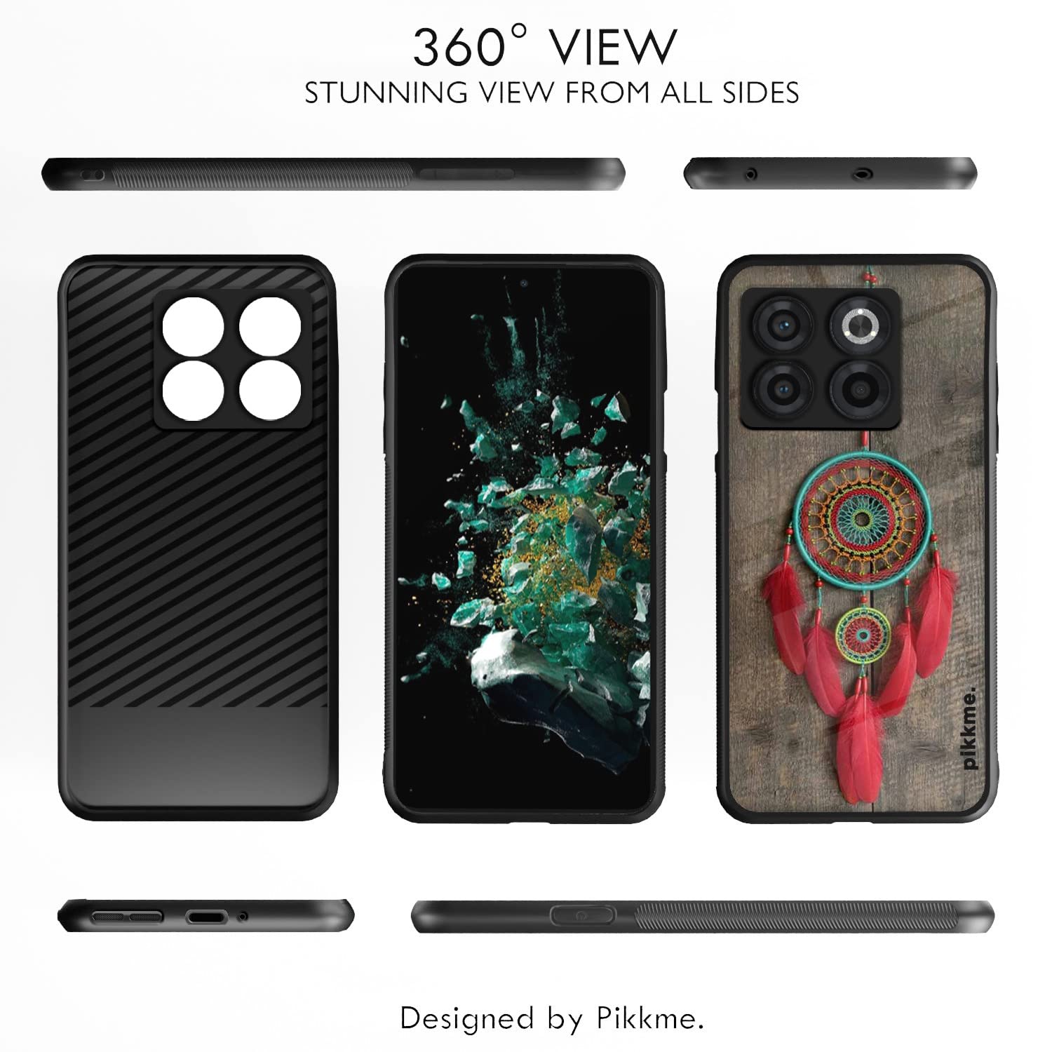 Pikkme Flower mobile back cover for OnePlus 10T 5G – photo 2