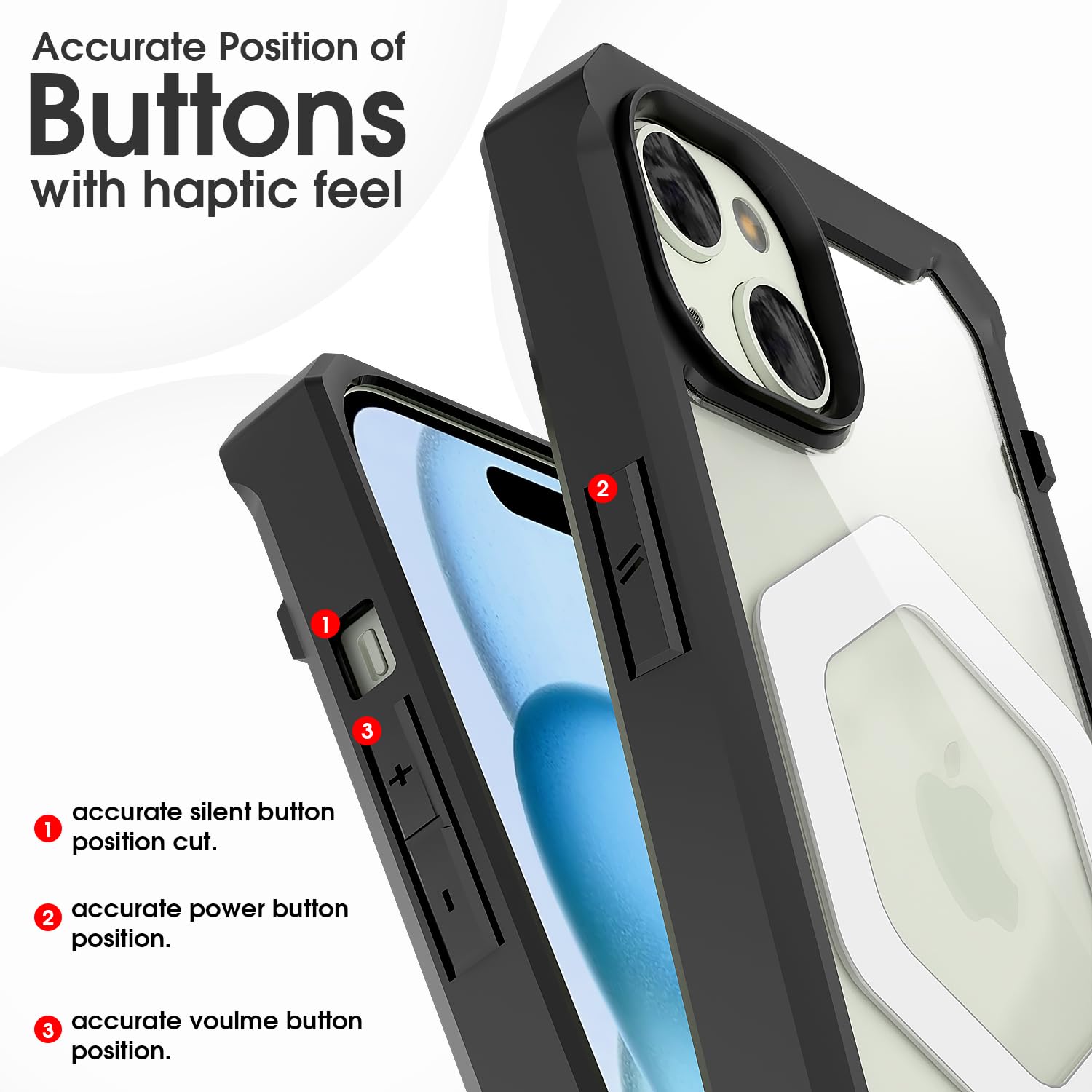 Pikkme black mag-safe phone cover for iPhone 15 – photo 4