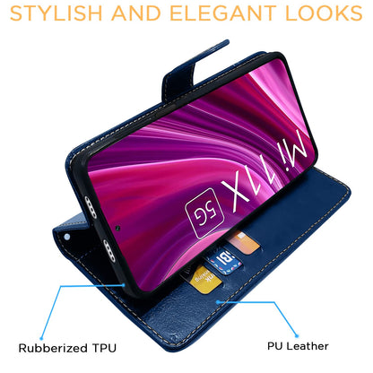 Pikkme blue & brown flip case for Mi 11x – photo 5
