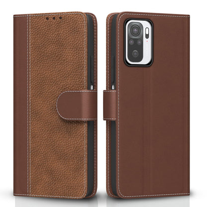 Pikkme tan flip cover for Redmi Note 10/10s/11 SE