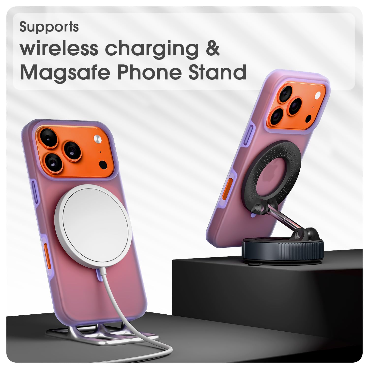 iPhone 17 Pro Max Soft Silicone mobile cover in light purple by Pikkme – photo 4