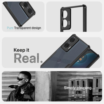 Black Hybrid phone cover for Moto Edge 50 Fusion/G96 5G – Pikkme – photo 4