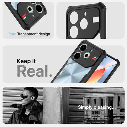 Tecno Pova 6 Neo mobile back cover in black by Pikkme – photo 4