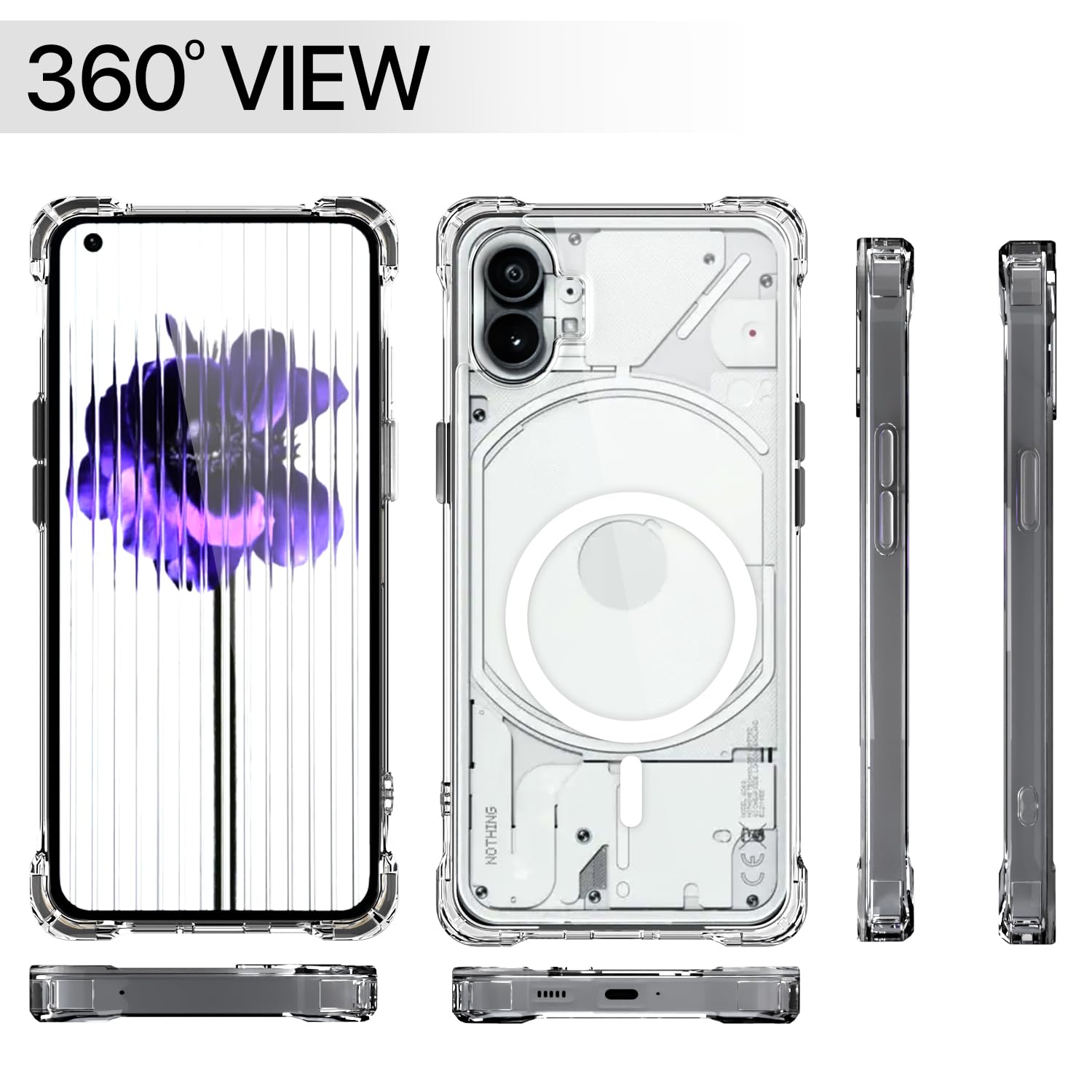 Pikkme Nothing Phone 1 transparent mag-safe phone cover – photo 7
