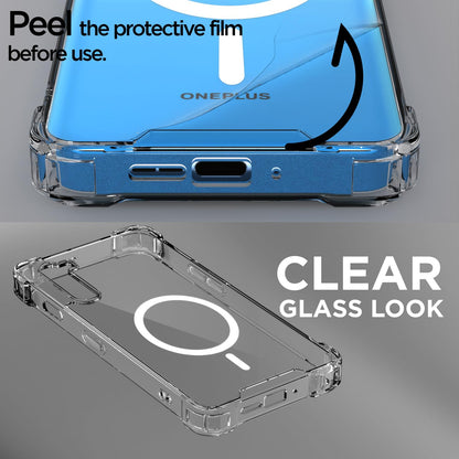 Pikkme OnePlus Nord MagSafe transparent mag-safe mobile back cover – photo 3