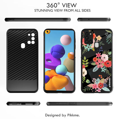 Samsung A21s Flower phone cover by Pikkme – photo 2
