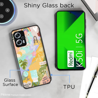Redmi K50i 5G Hybrid mobile back cover by Pikkme – photo 3