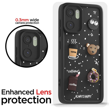 OnePlus 15R 5G/3D Silicone back cover in black by Pikkme – photo 5