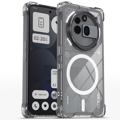 Pikkme transparent mag-safe back cover for Nothing Phone 3a Pro 5G
