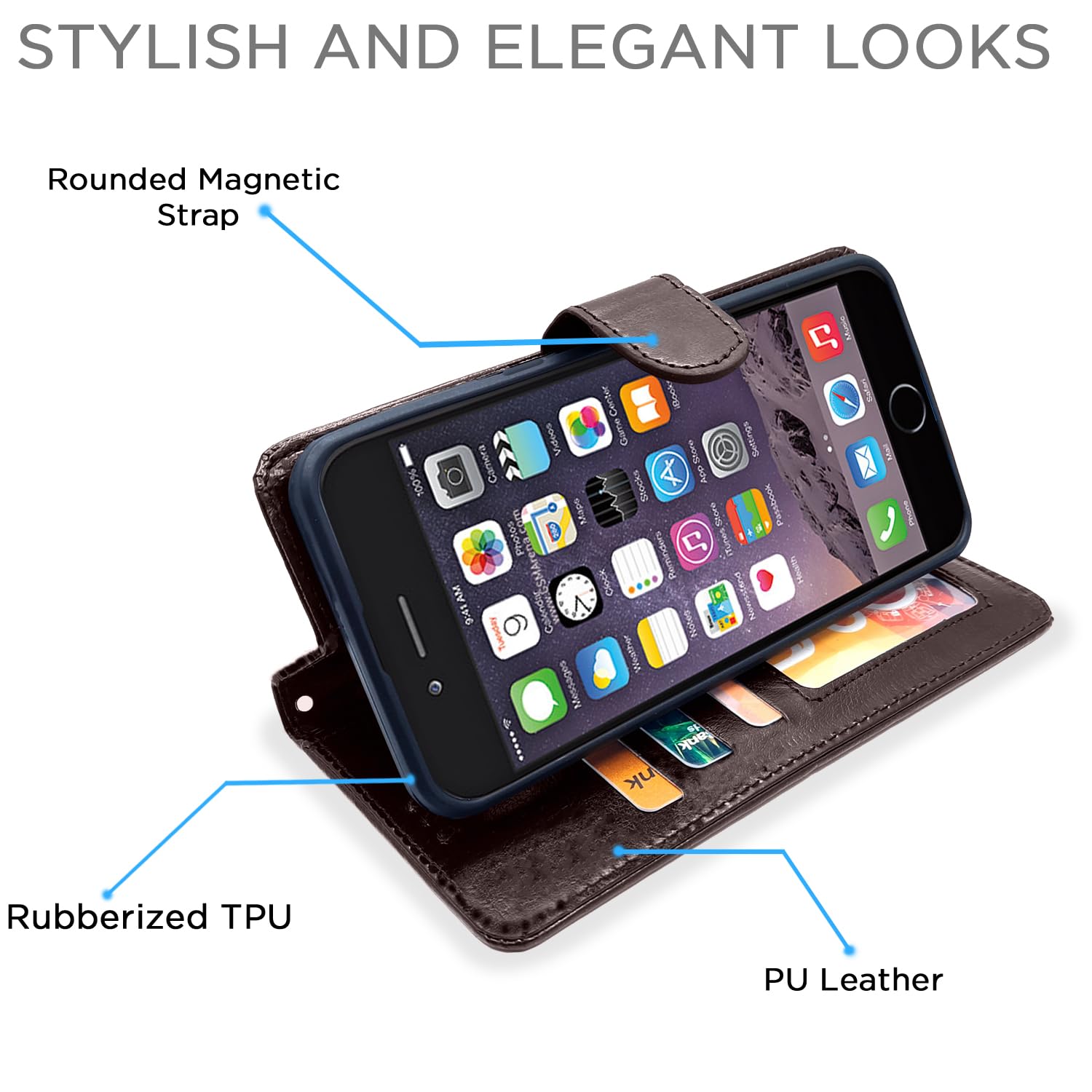 Coffee Wallet flip cover for iPhone 6/6S – Pikkme – photo 3