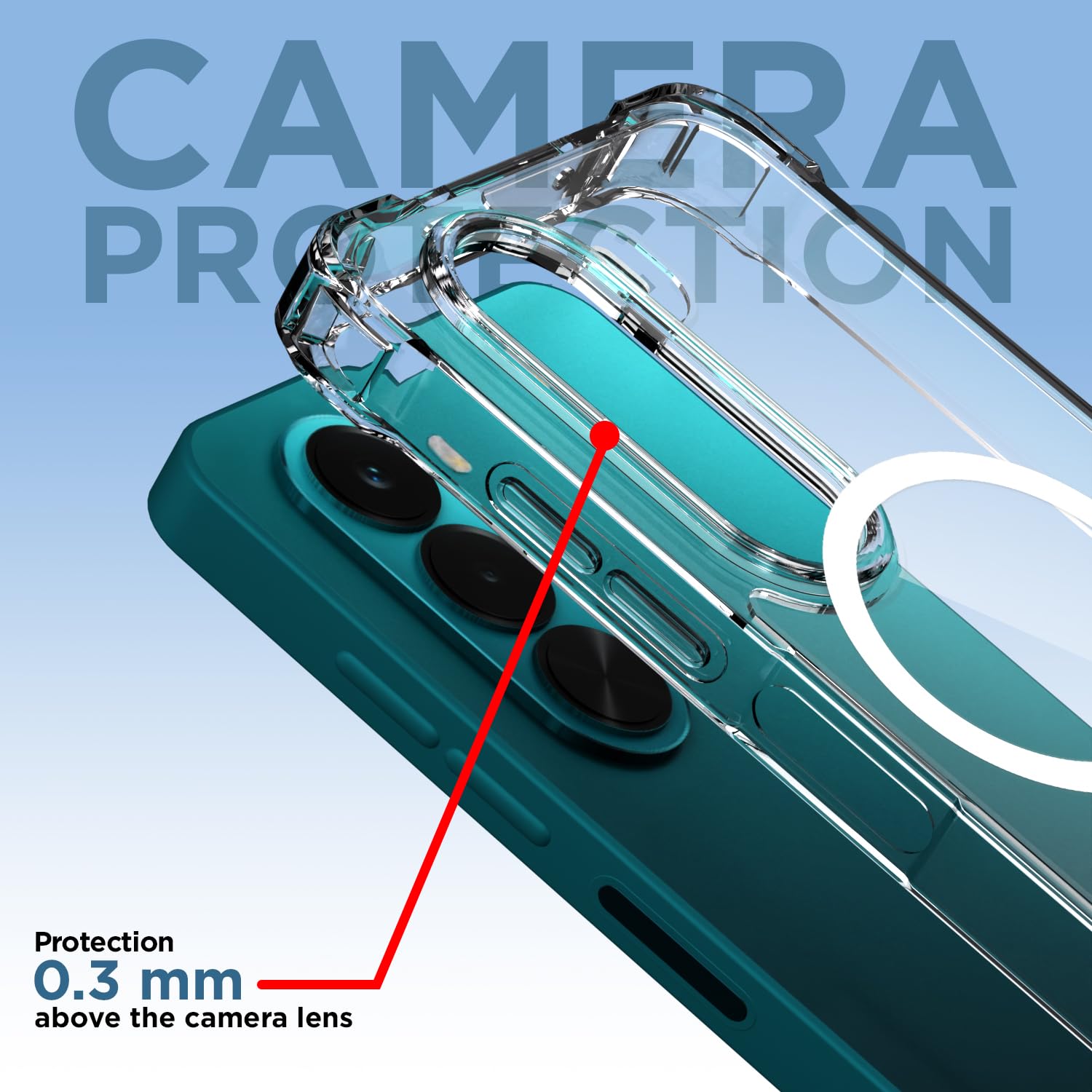 Pikkme transparent mag-safe mobile cover for Realme P4x 5G – photo 5