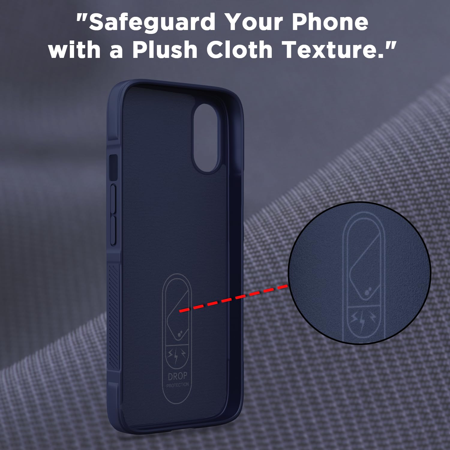Pikkme blue Liquid Silicone phone cover for iPhone X/XS – photo 6