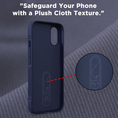 Pikkme blue Liquid Silicone phone cover for iPhone X/XS – photo 6
