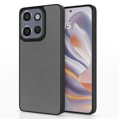 Moto Edge 50 Neo 5G Leatherback back cover in grey by Pikkme