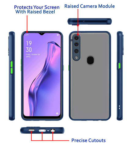 Blue Matte mobile cover for Oppo A31 – Pikkme – photo 3