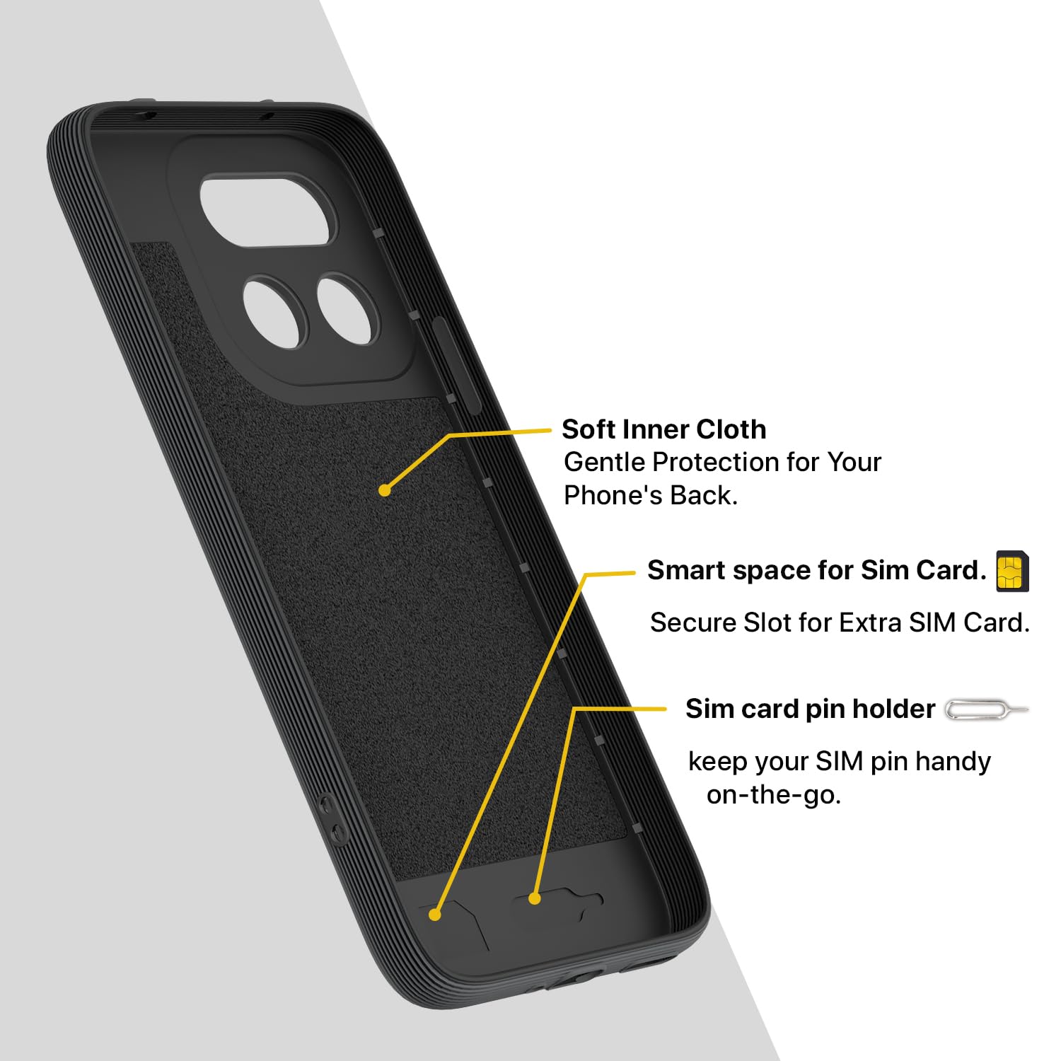 Pikkme Realme 16 Pro 5G grey mobile back cover – photo 6
