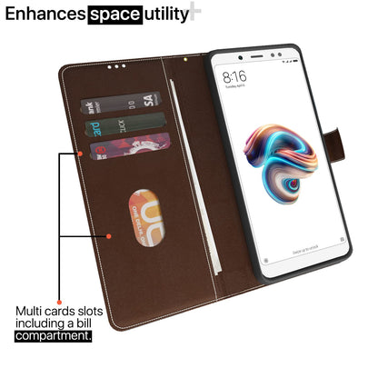 Brown & coffee Magnetic flip case for Redmi Note 5 Pro – Pikkme – photo 2