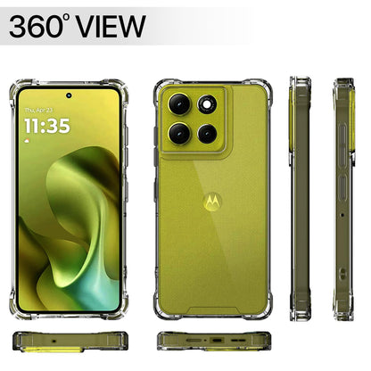 Pikkme Moto G86 Power 5G Clear transparent mobile back cover – photo 7