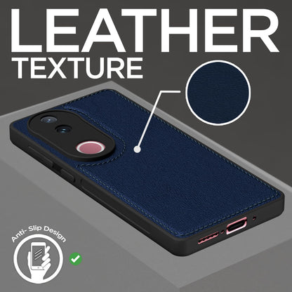 Pikkme Vivo V50 5G / V50e 5G Leather Back Case | Blue