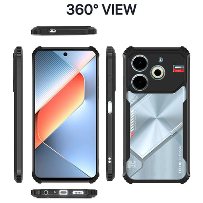Black Clear mobile back cover for Tecno Pova 6 Neo – Pikkme – photo 2