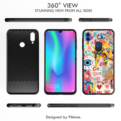 Pikkme Honor 10 Lite Flower mobile back cover – photo 2