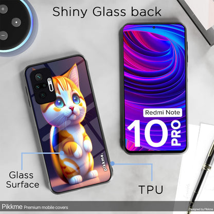 Redmi Note 10 Pro/Note 10 Pro Max Cat mobile back cover by Pikkme – photo 3