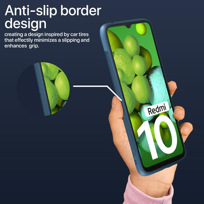 Redmi 10/10 Power Chrome mobile back cover in blue by Pikkme – photo 6