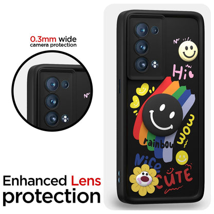 Pikkme black Soft Silicone mobile cover for Oppo Reno 6 Pro Plus 5G – photo 5