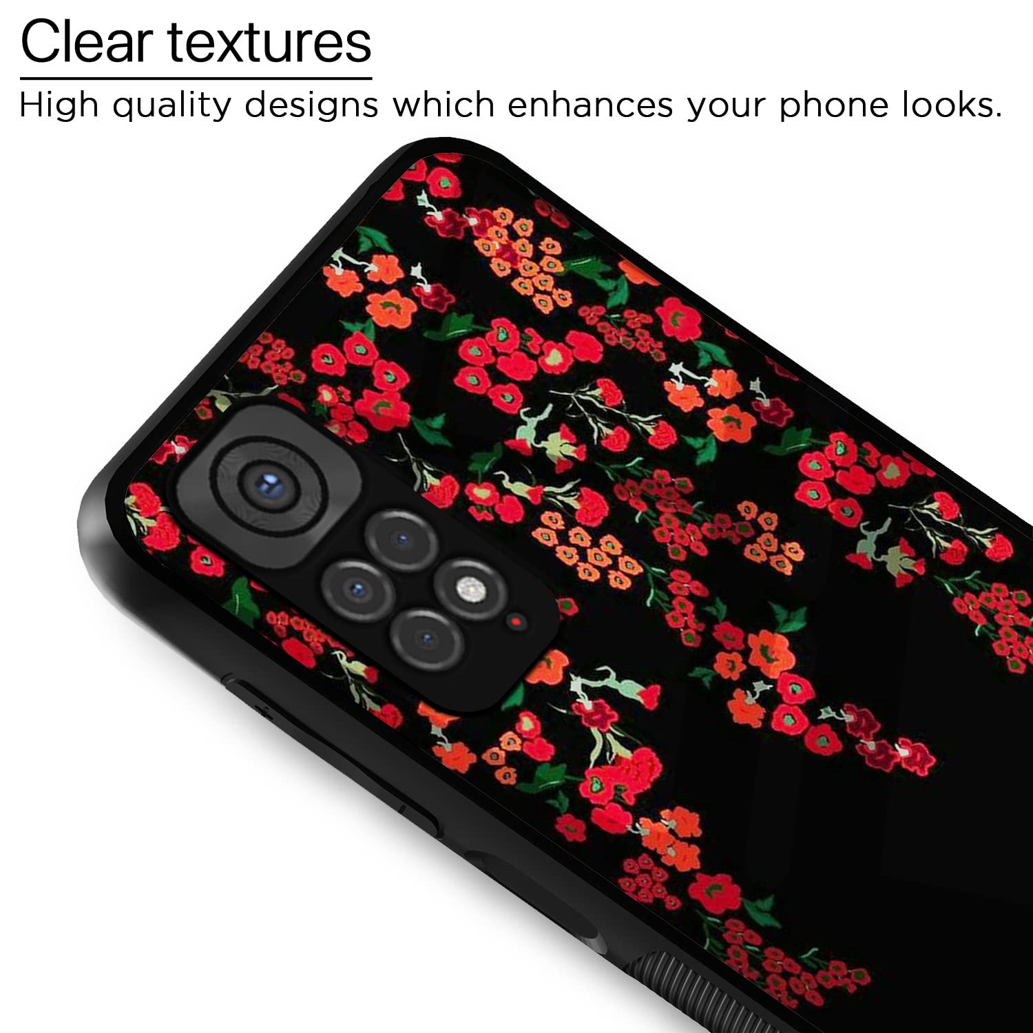 Pikkme Redmi Note 11/Note 11s Flower mobile back cover – photo 4
