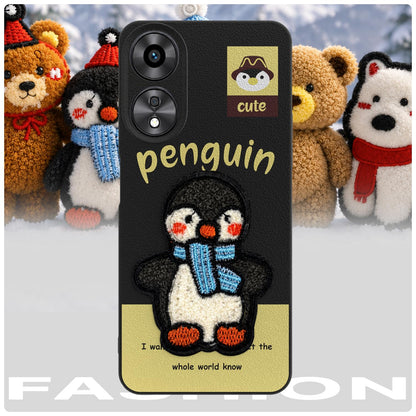 Pikkme black Plush Patch back cover for Oppo A78 5G – photo 7