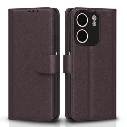 Oppo A5x flip cover in coffee by Pikkme