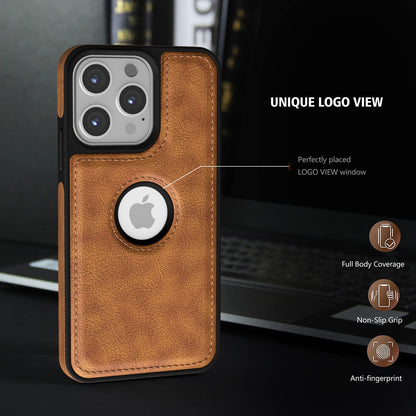 Pikkme iPhone 13 Pro Max Flexible Pu Leather Back Case | Brown