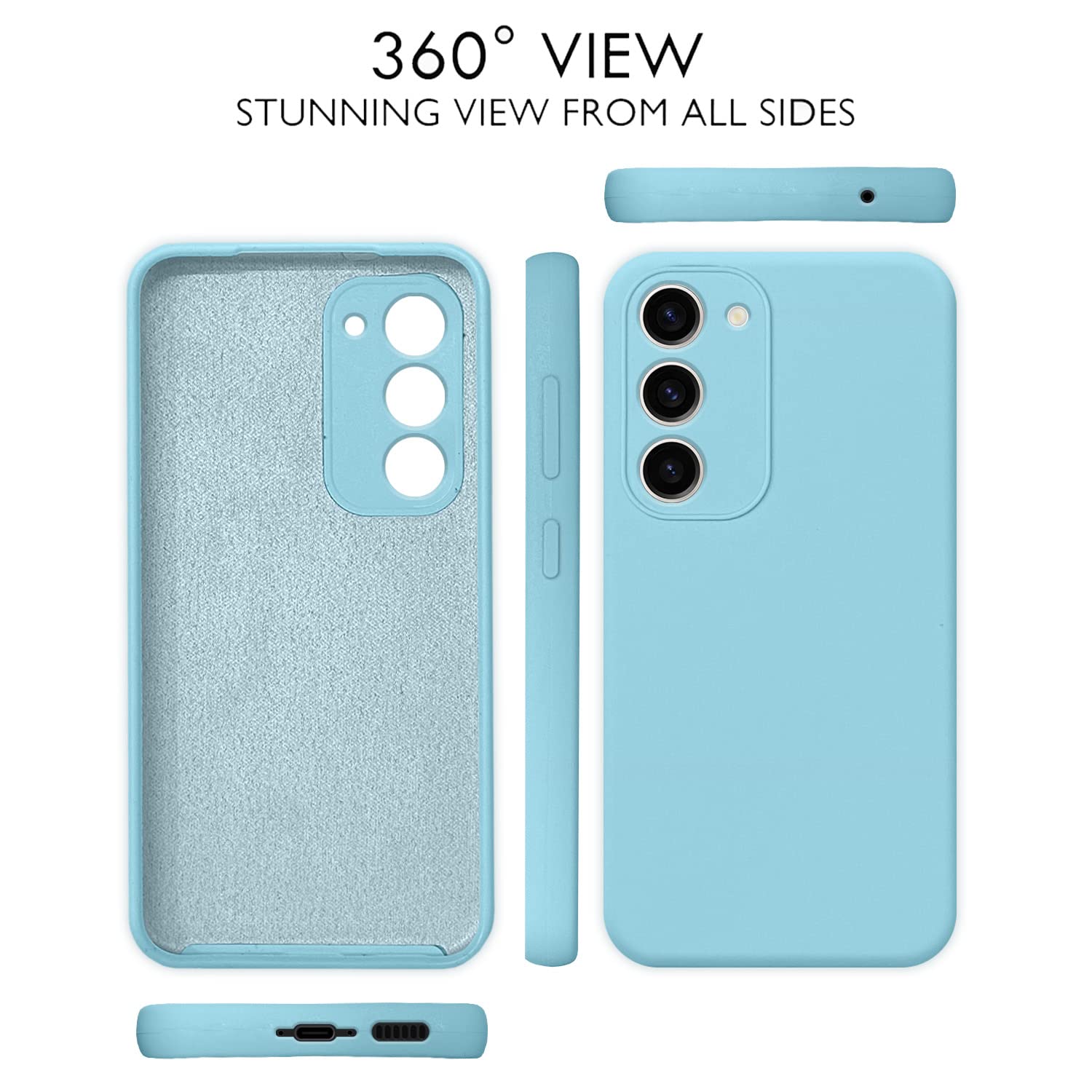 Lite blue mobile cover for Samsung S23 Plus 5G – Pikkme – photo 2