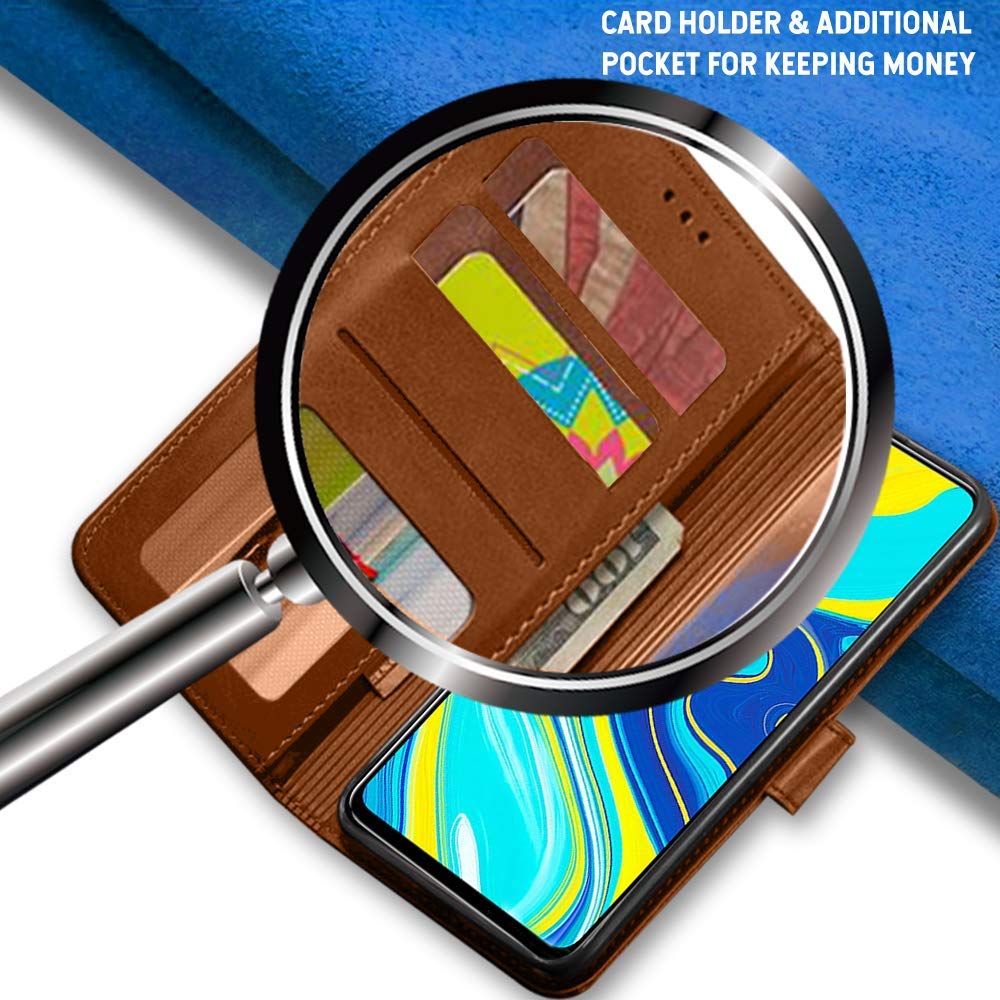 Pikkme brown wallet flip cover for Samsung A50/A50s/A30s – photo 5