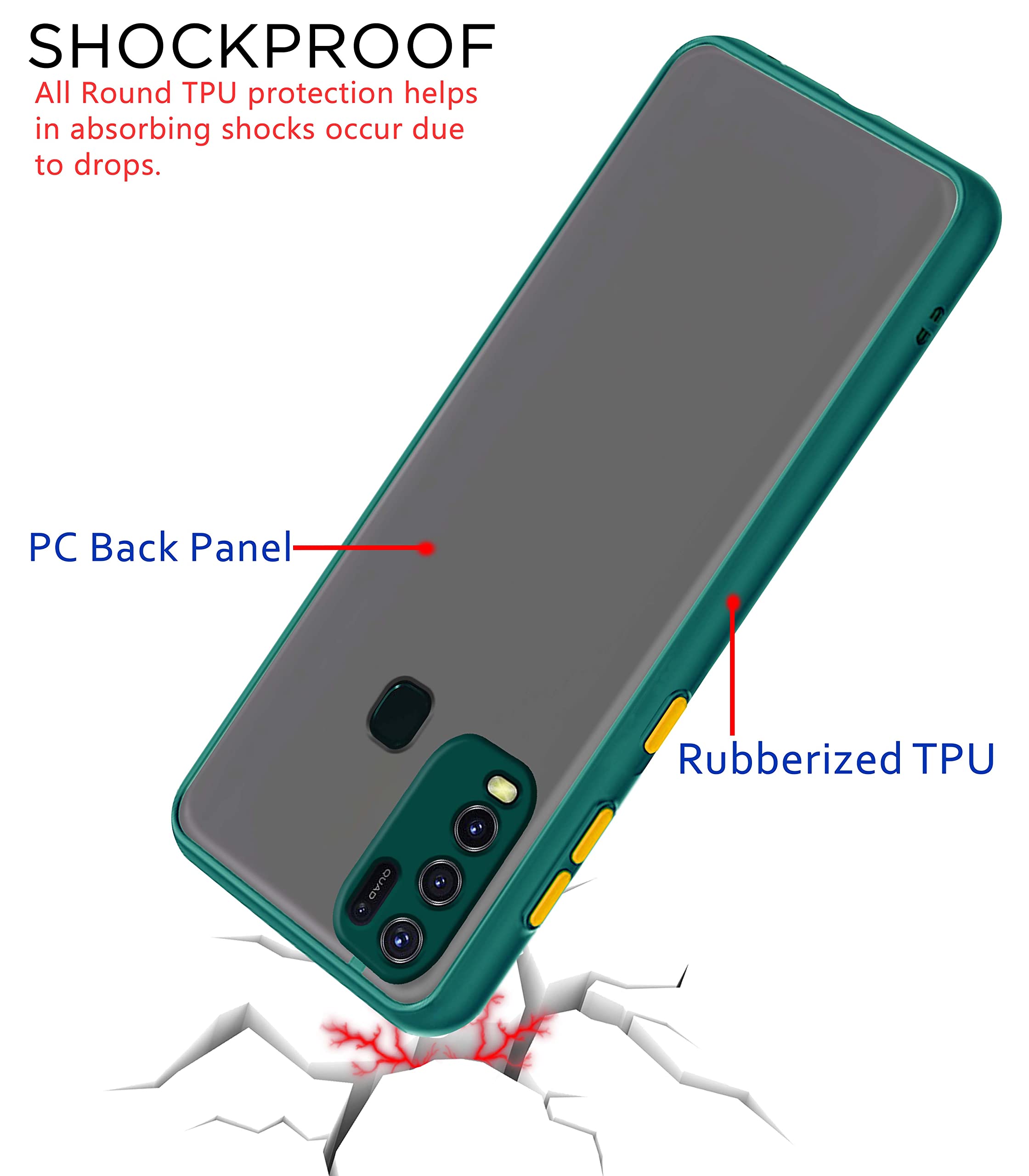 Pikkme Vivo Y30/Y50 green phone cover – photo 4
