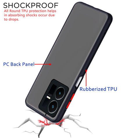 Tpu, black back cover for Vivo Y22 – Pikkme – photo 4