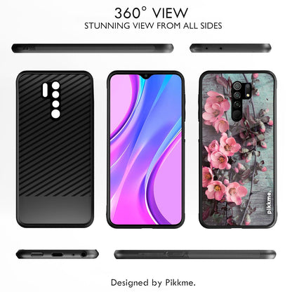 Redmi 9 Prime Flower mobile cover by Pikkme – photo 2