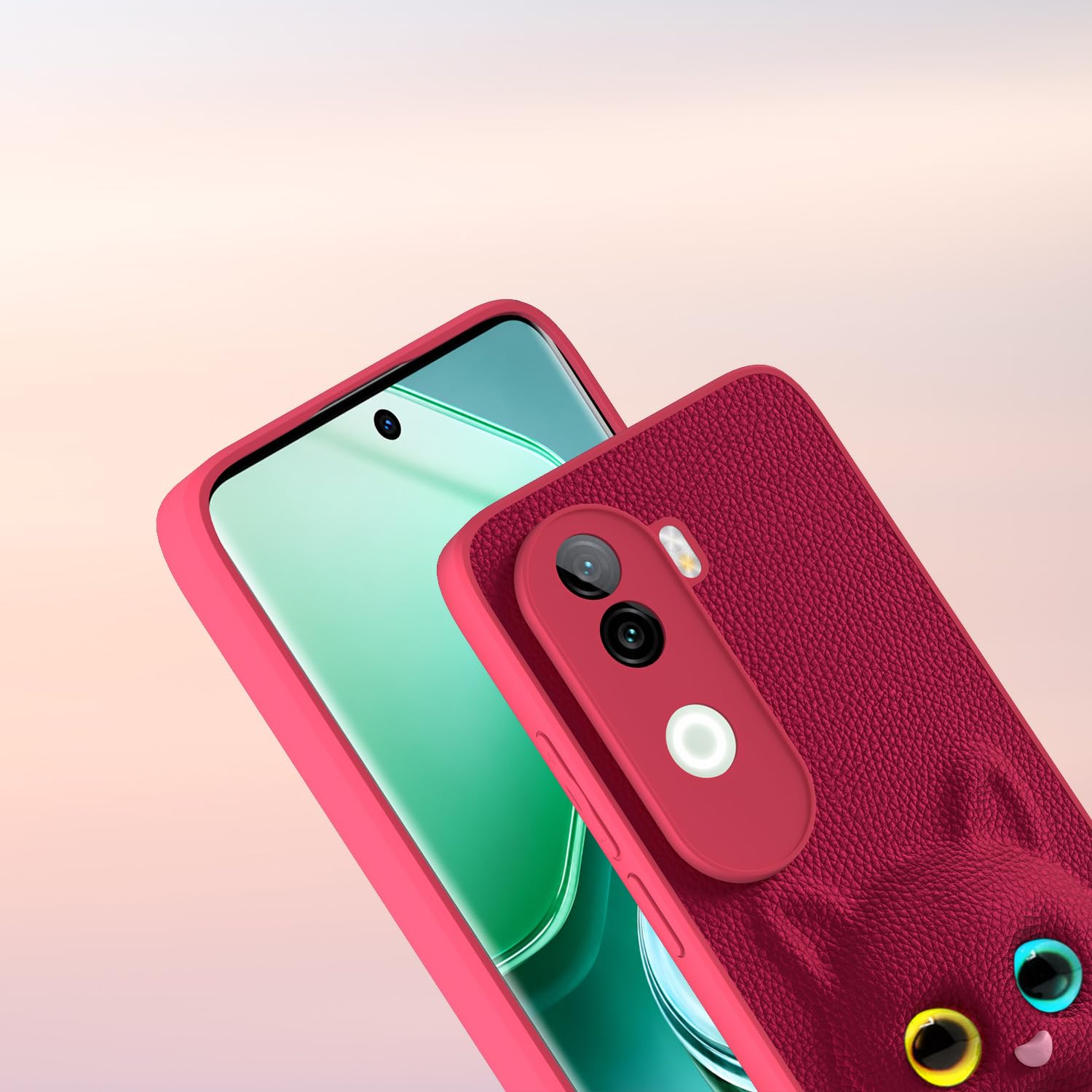 Pikkme pink mobile back cover for iQOO Z9s/Vivo V40e 5G – photo 7