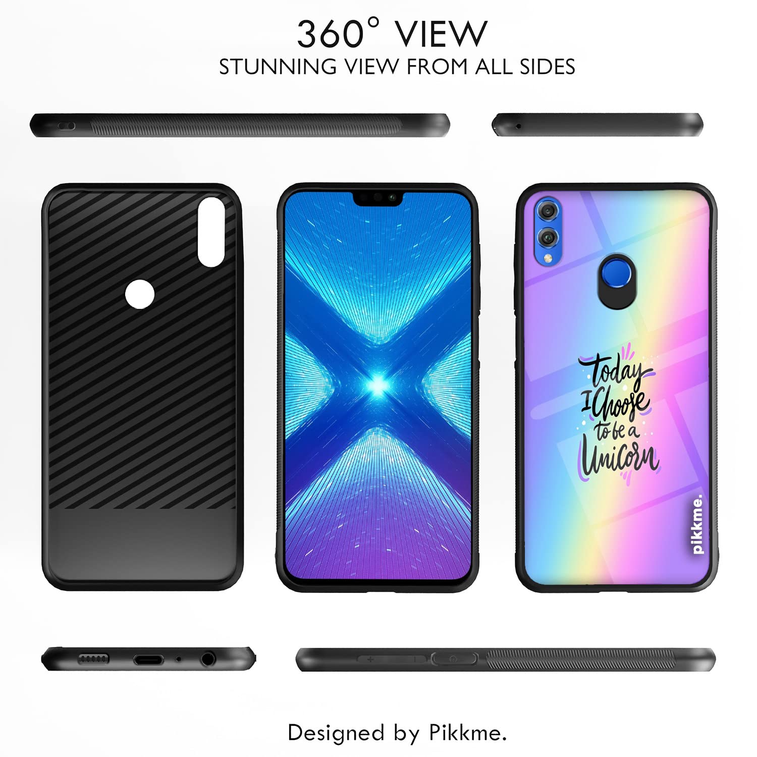 Pikkme Hybrid mobile back cover for Honor 8X – photo 2