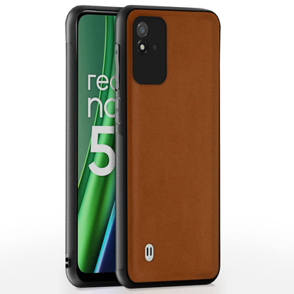 Camel Leather mobile cover for Realme Narzo 50i – Pikkme