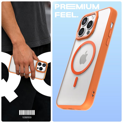 Pikkme orange mag-safe MagSafe phone cover for iPhone 14 Pro Max – photo 2