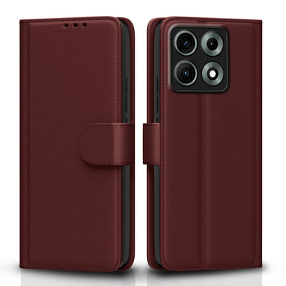 Pikkme brown Wallet flip case for Moto Edge 70 Max 5G