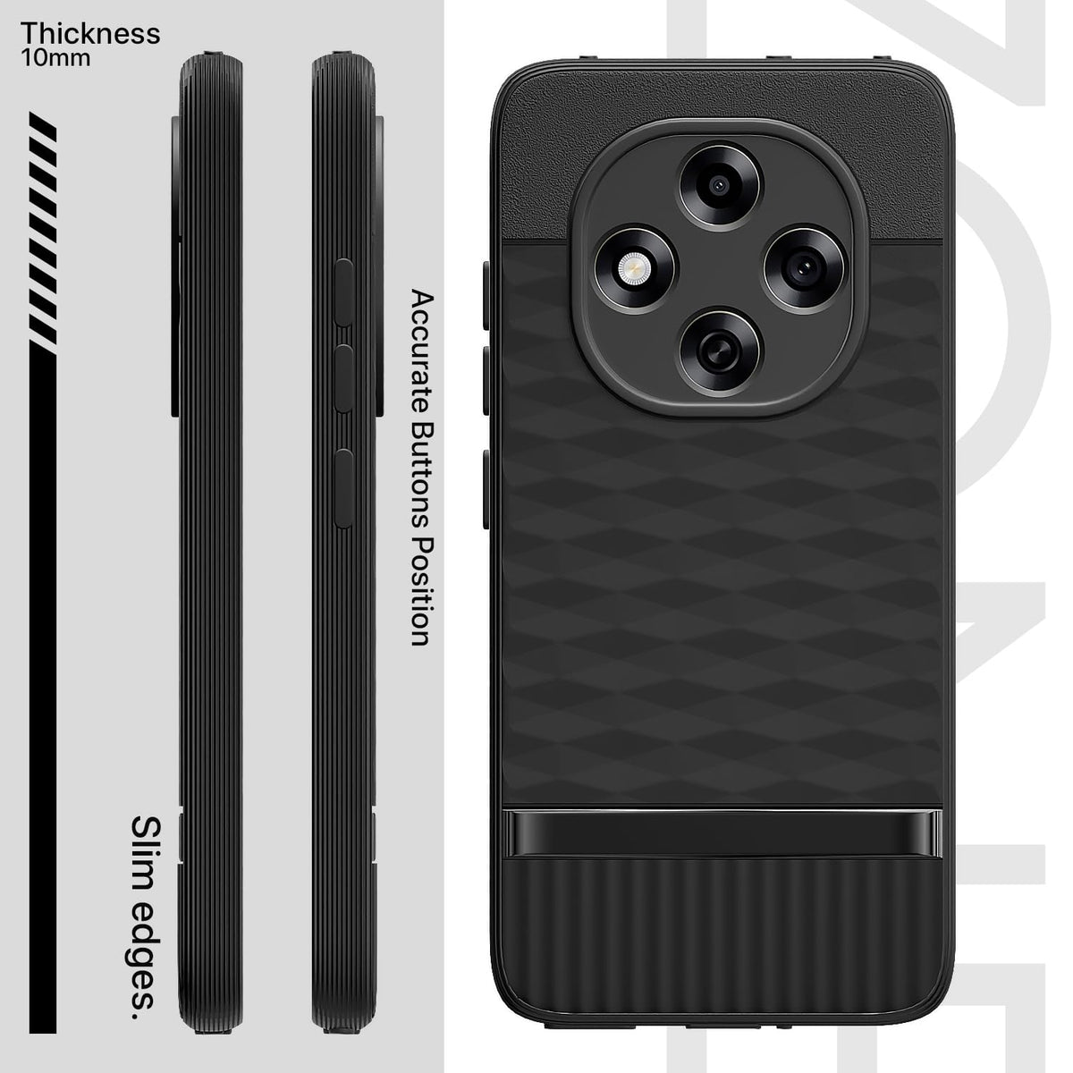 Black back cover for Oppo F31 Pro 5G – Pikkme – photo 3