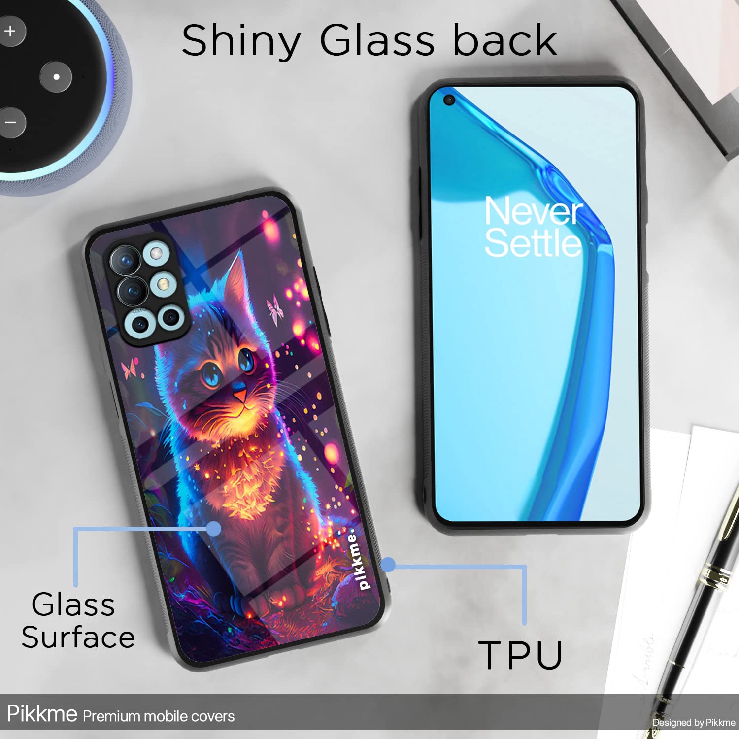 Pikkme Cat mobile cover for OnePlus 8T – photo 3